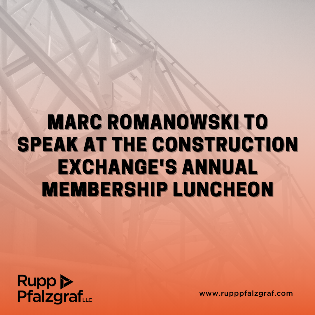 Marc Romanowski to Speak at the Construction Exchange’s Annual Membership Luncheon